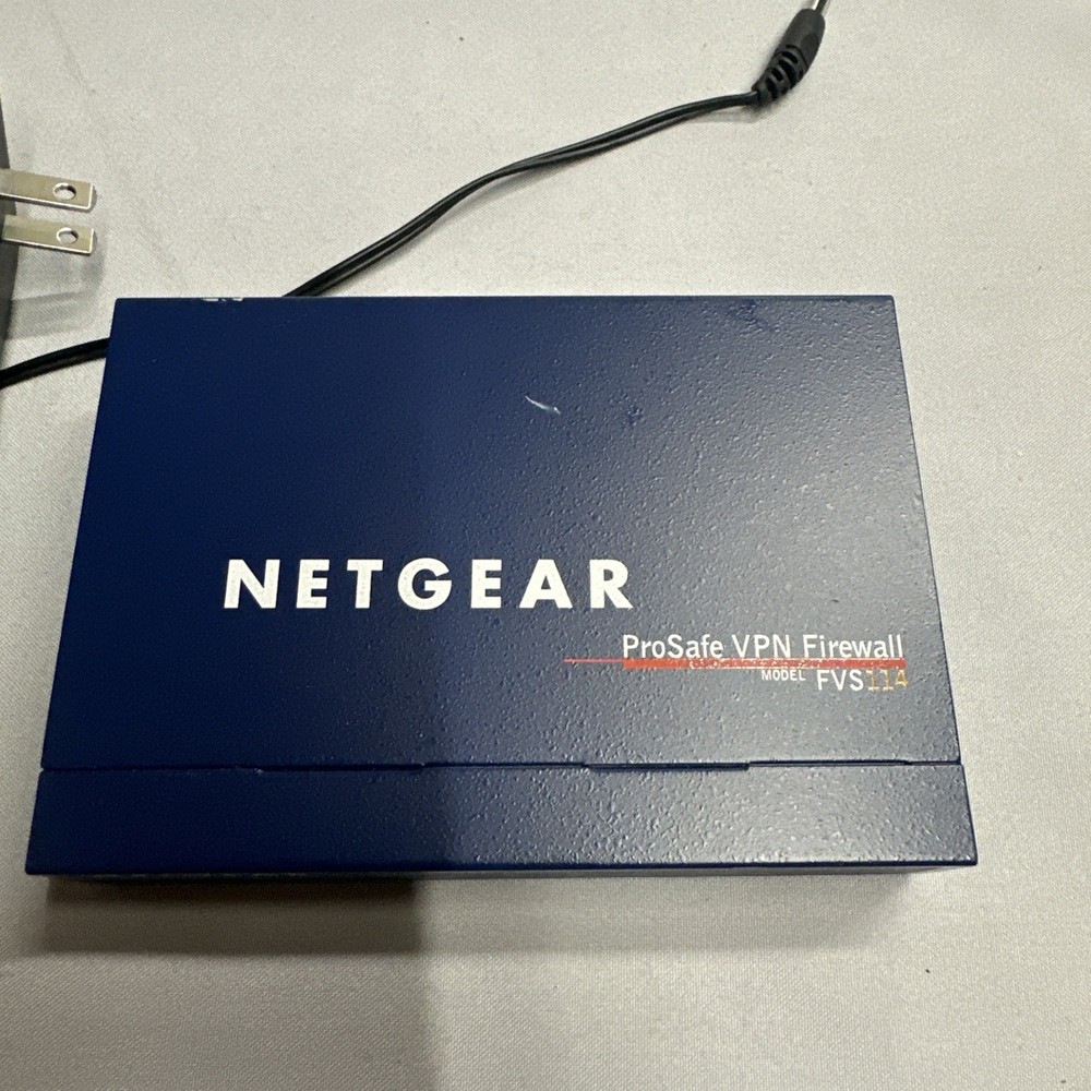 NETGEAR FVS114 ProSafe VPN Firewall Tested