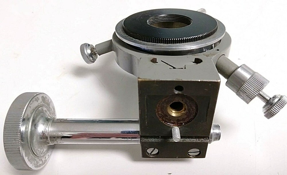 Leitz or Zeiss? Vintage Microscope Condenser Holder