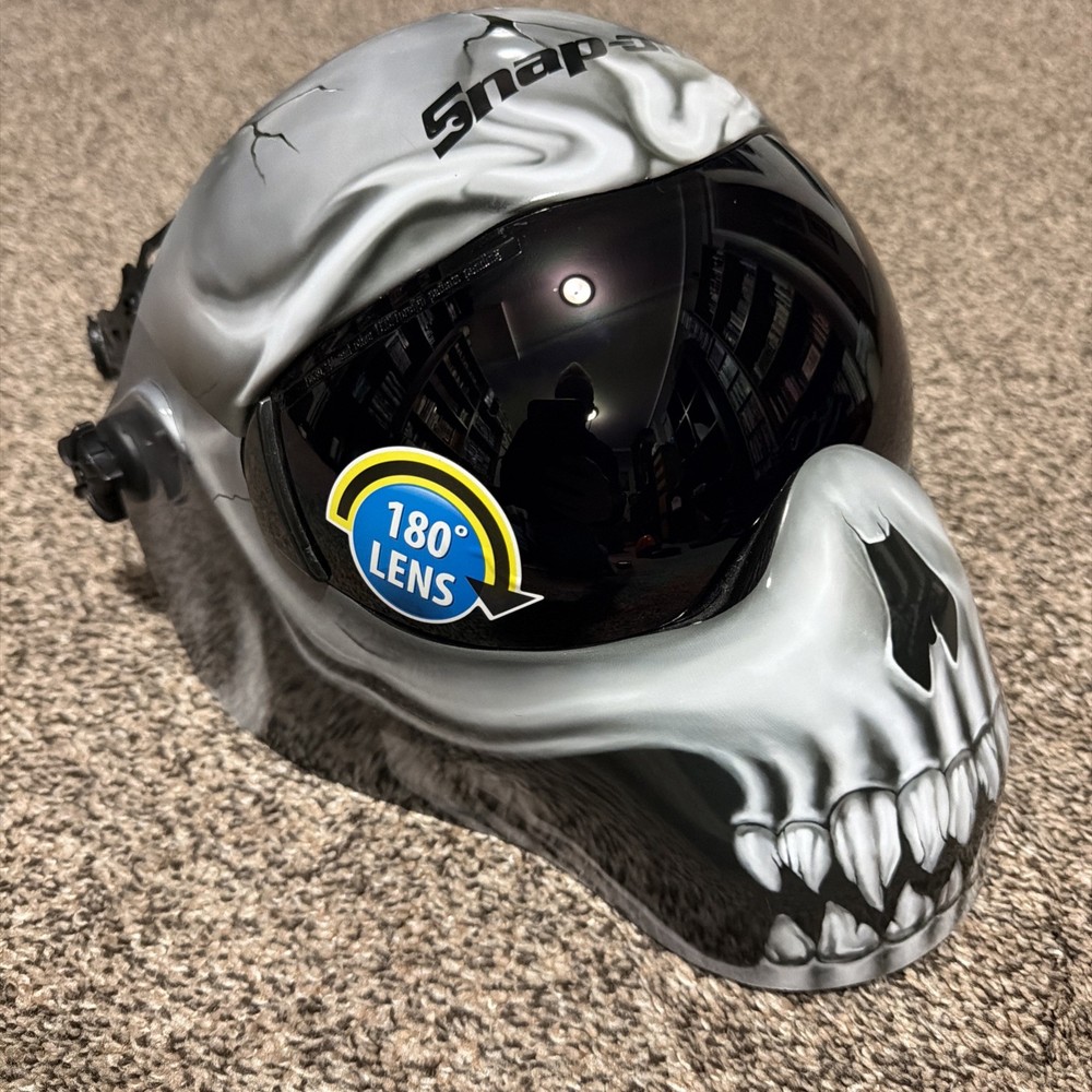 Snap-on Tools EFPBONEHEDB Gen1 White Skull Extreme Face Protector