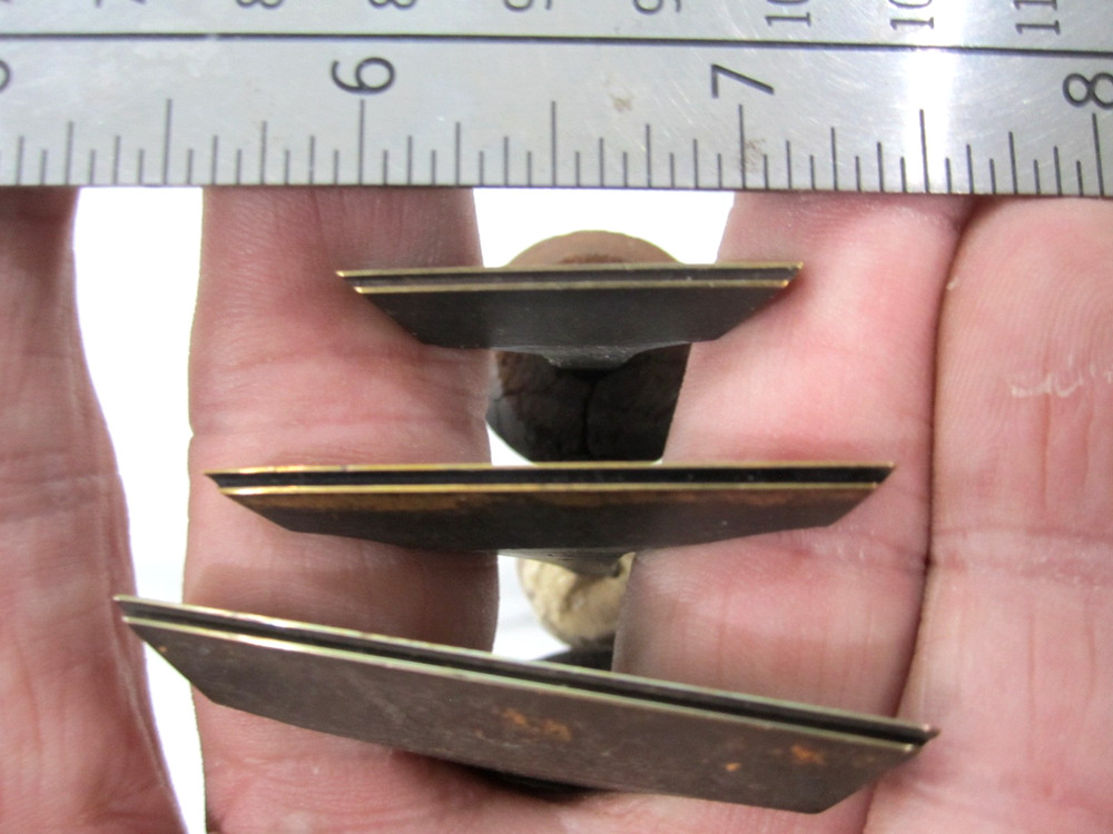 Brass Bookbinding Finishing Tool-Hand Stamp.  Double lines. # 6