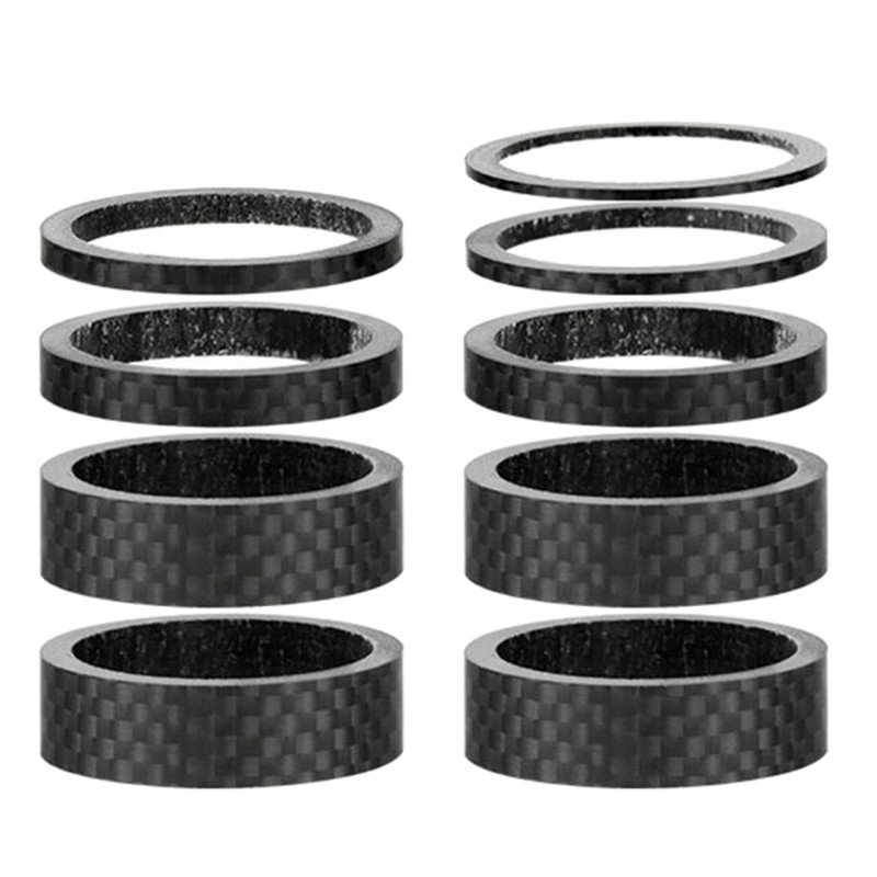 7/9Pcs Light Weight Bike Stem Headset Washer Bicycles Front Fork Stem Spacers