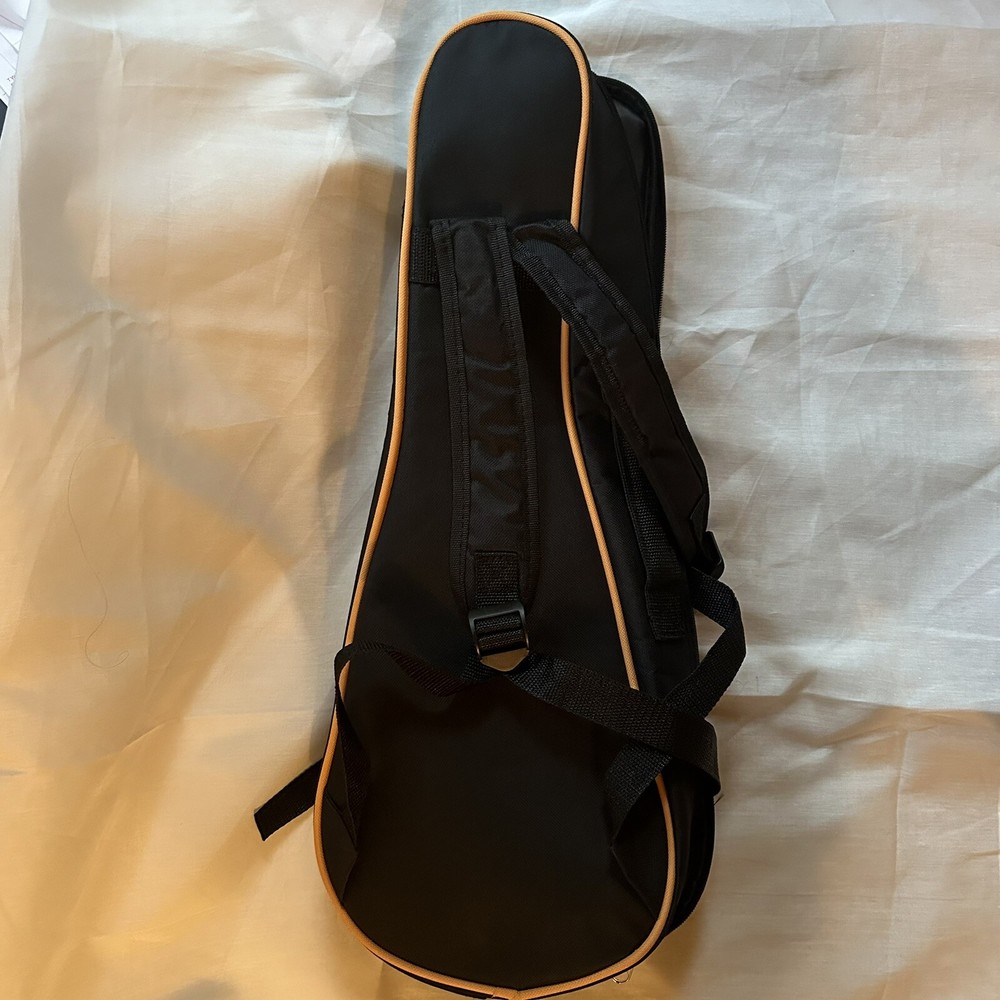 Donner Black Ukulele Case Adjustable Strap