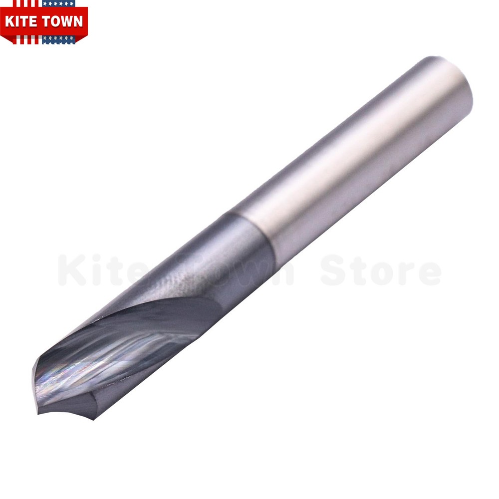 2Pcs 5/16" 2 Flute 90 Degree Solid Carbide Spot Drill - AlTiN Coated