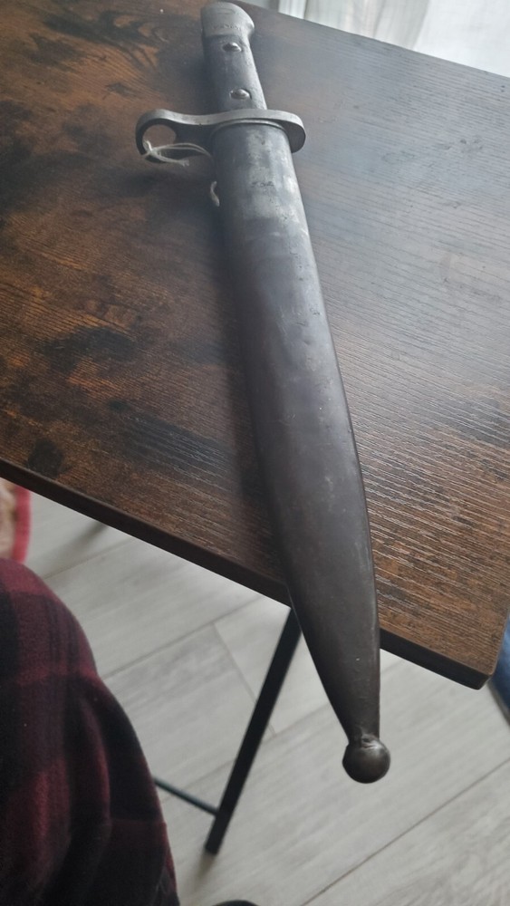 Turkish M1935 bayonet and scabbard