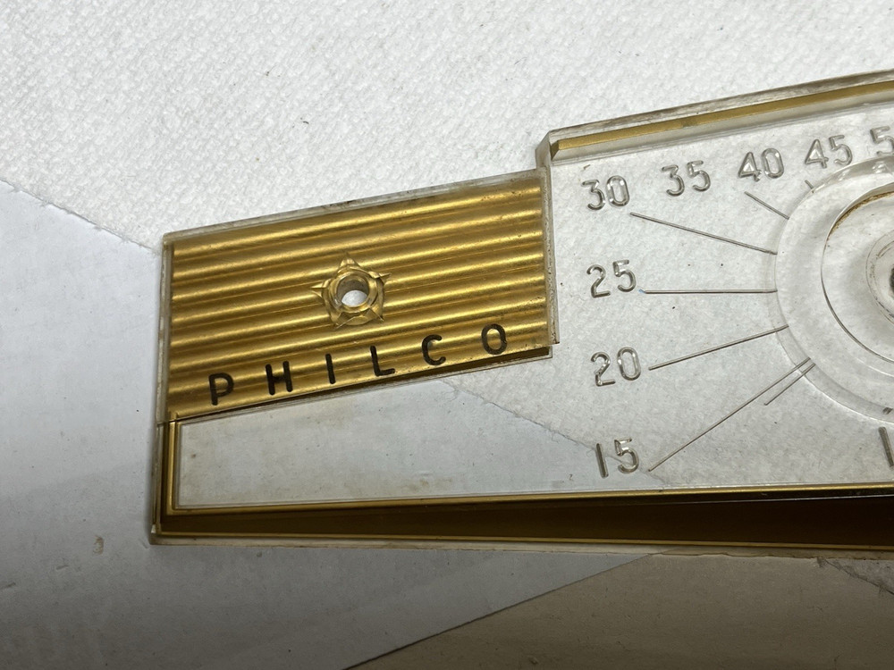 PHILCO UHF Television Channel Display 1950