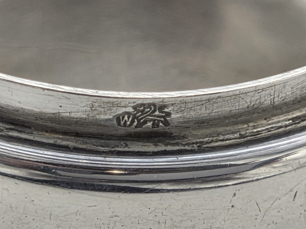 Antique Whiting Sterling Silver Pill / Trinket Box