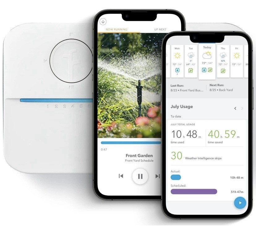 Rachio 3 Wi-Fi Smart Sprinkler Controller (16-Zone Remote Irrigation Control)