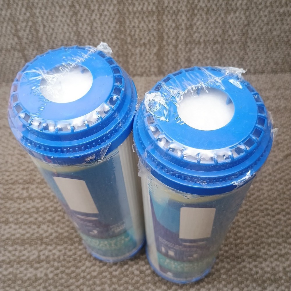 Granular Activated Carbon Filter 9.875 inch x 2.5 inch 2 Pack (READ description)