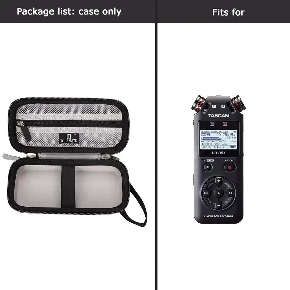 DR-05X Stereo Handheld Digital Audio Recorder Hard Case