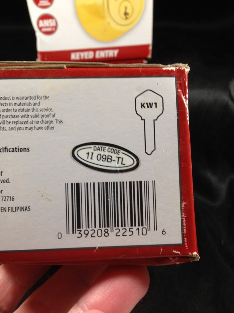 Hyper Tough Keyed Entry Deadbolt One Pair