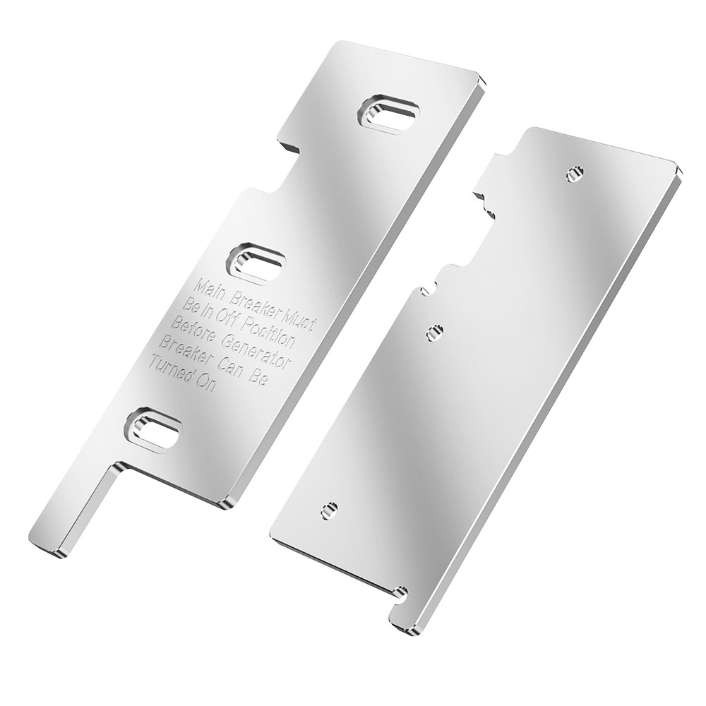 Billet For Square D 200A Panel Main Breaker Horizontal Generator Interlock Kit