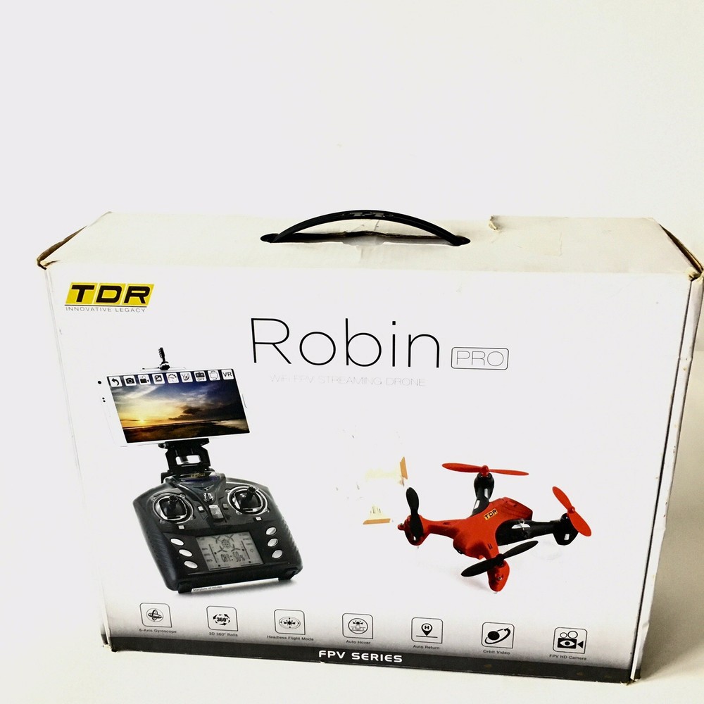 TDR Robin Pro WiFi FPV Streaming Red Drone