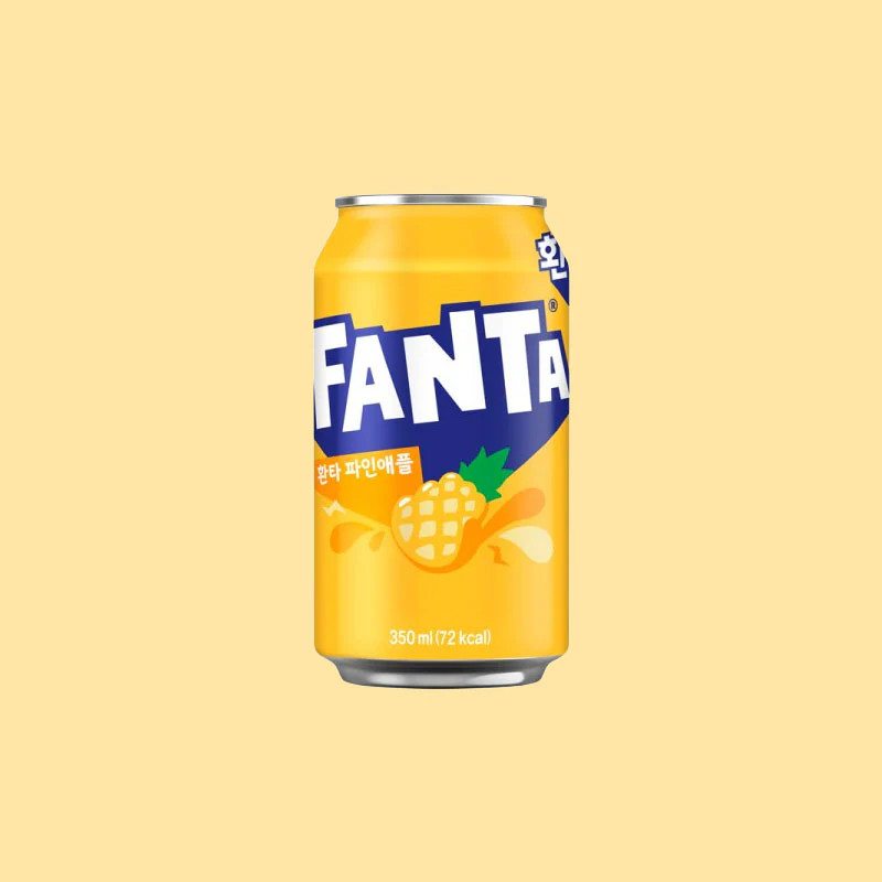Fanta Pineapple 350ml (Korea) Exotic Snacks