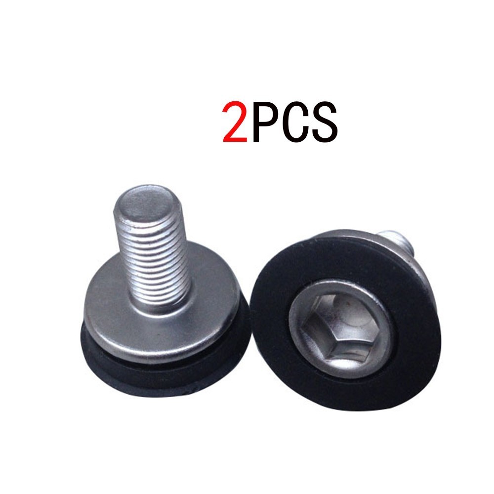 2PCS Bottom Bracket Nuts Waterproof For Ordinary Square Hole Bottom Axle
