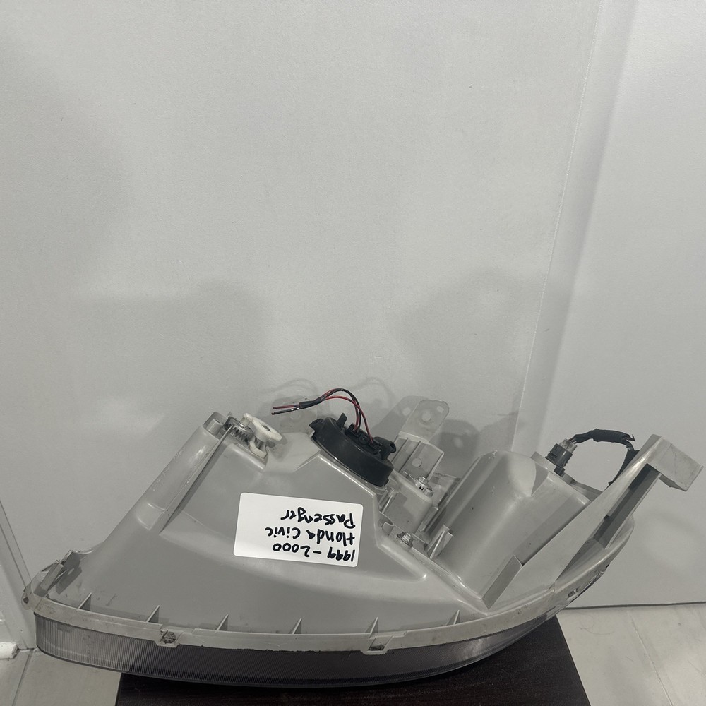 Right Headlight Assembly Compatible with 1999-2000 Honda Civic Passenger Side