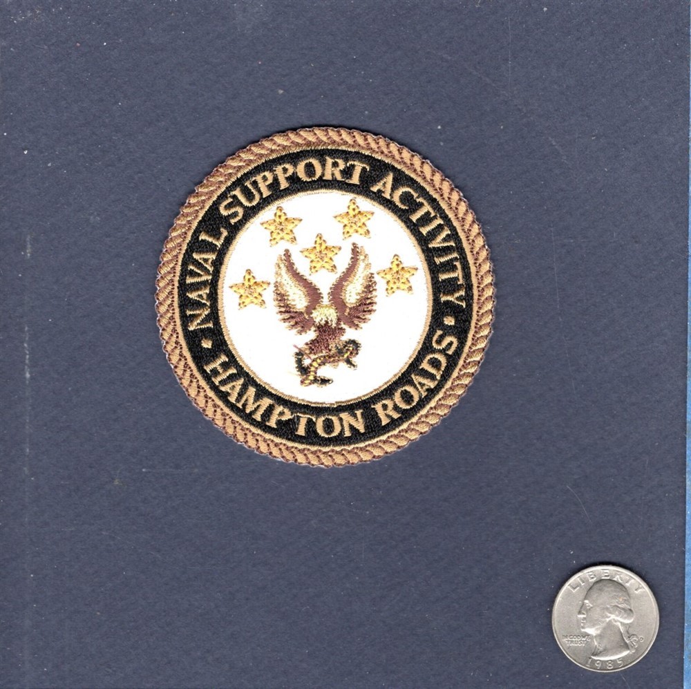 NSA Naval Support Activity HAMPTON ROADS VA US NAVY Base Squadron Patch