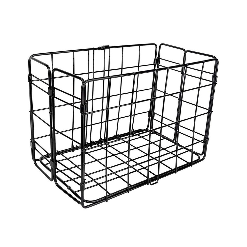 Wald 582 Folding Rear Bicycle Basket Black