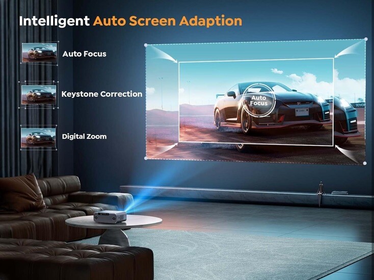 New YABER Pro V9 Entertainment Projector