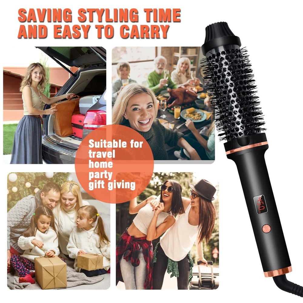 Iron Curling Iron Straight Curling Large Curl Inside Button Bangs Perm Natural