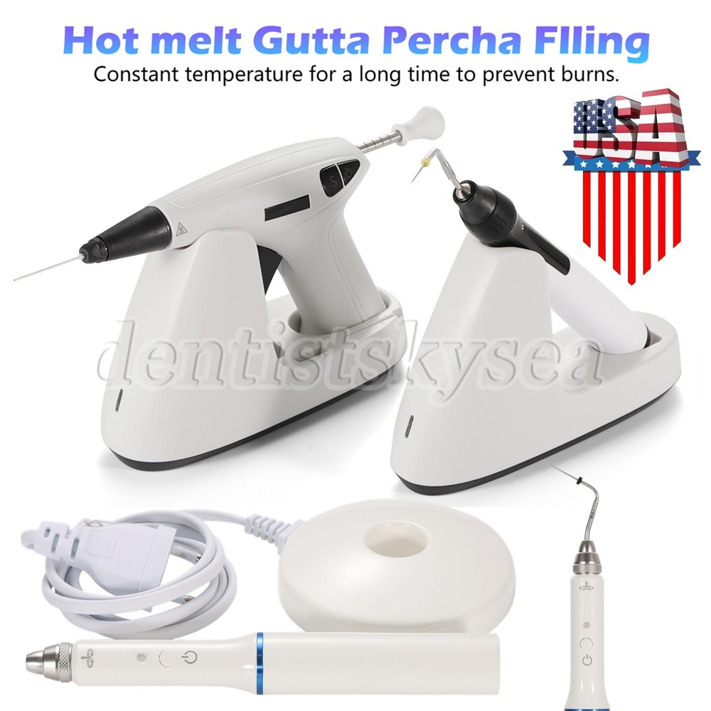 Wireless Endo Obturation System Gutta Percha Heated Pen Gun Needles Tips Dental