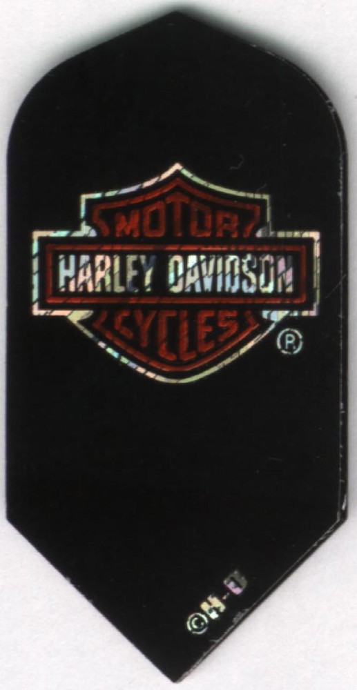 Harley Davidson Logo Slim Dart Flights: 3 per set