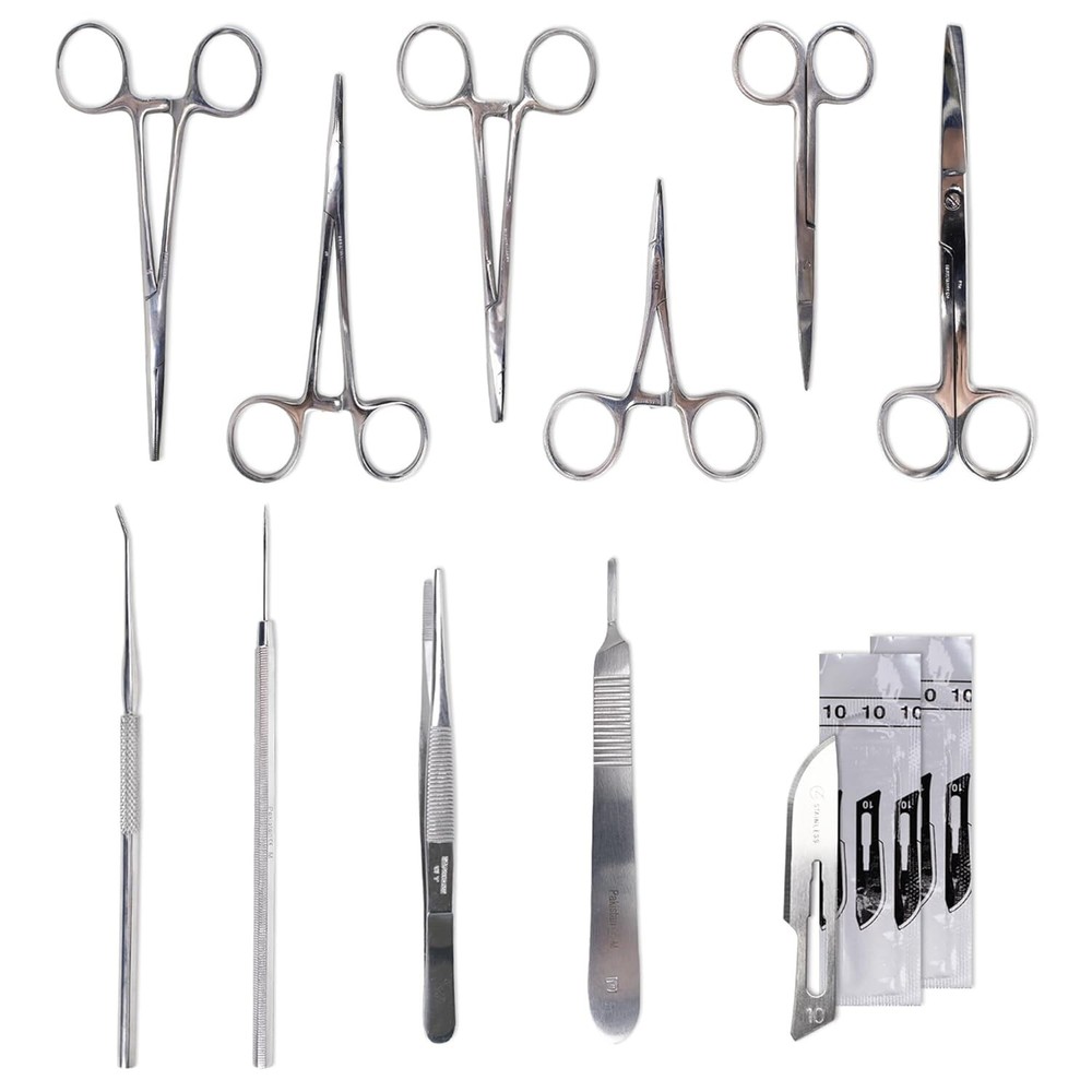 Dissecting Kit, 10 instruments, w/Case
