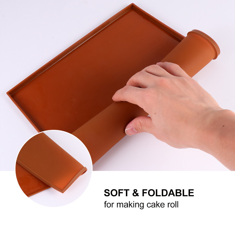 Cake Roll Bake Mold Double-sided Cake Roll Baking Tool Cake Baking Supply
