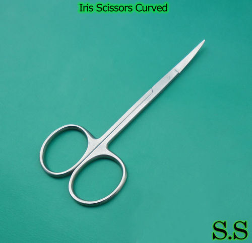 250 IRIS SCISSORS 4.5" CUR SURGICAL DENTAL INSTRUMENTS