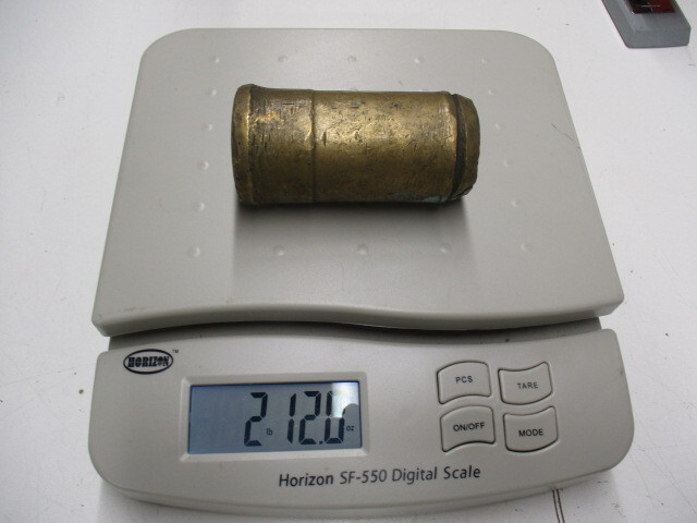 Solid BRASS Hammer Bar Stock 1-3/4" Dia. x 4" Long 3 # Raw Material Brass