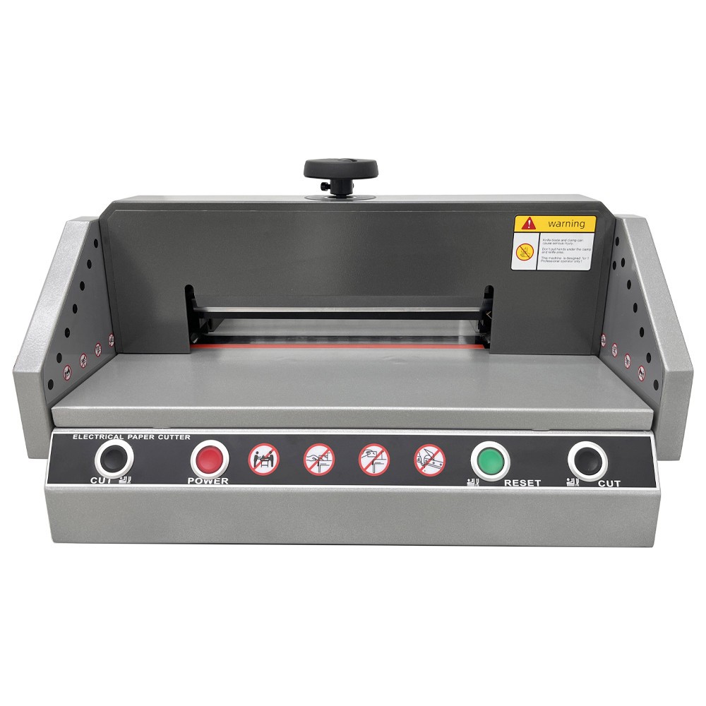 A4 Desktop Electric Paper Cutter Two Hands Cutting Operation Multiprotection