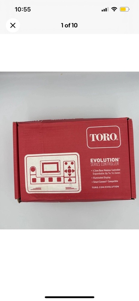 Toro Evolution EVO-40D Outdoor Irrigation Controller, Smart Connect, 4 Zones