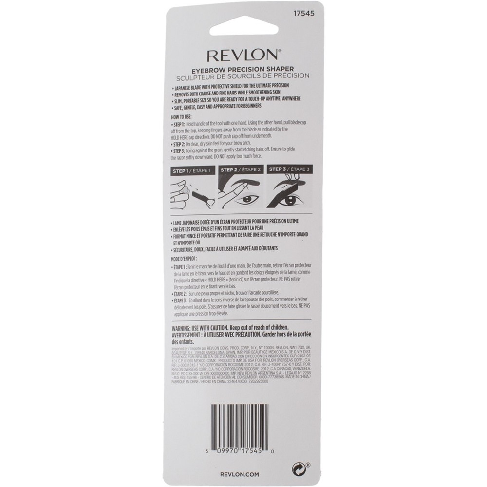 3 Pack Revlon Eyebrow Precision Shaper, 2 Ct