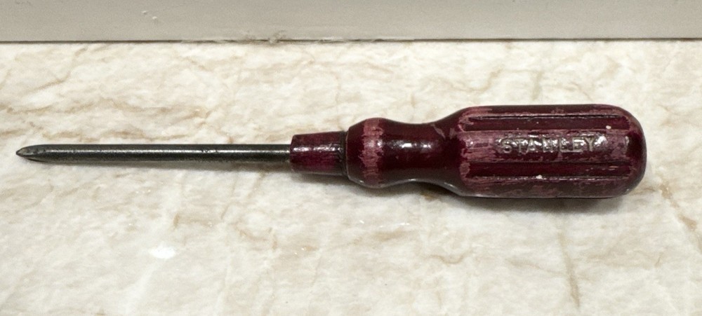 Vintage Stanley Wood Handle Phillips Screwdriver