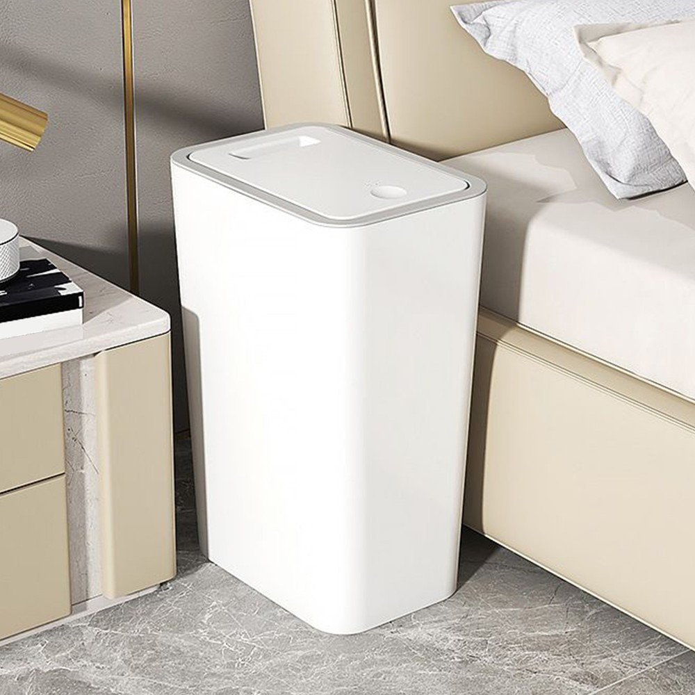 Garbage Can With Lid Kitchen Trash Can Wastebasket Wastebasket Compact