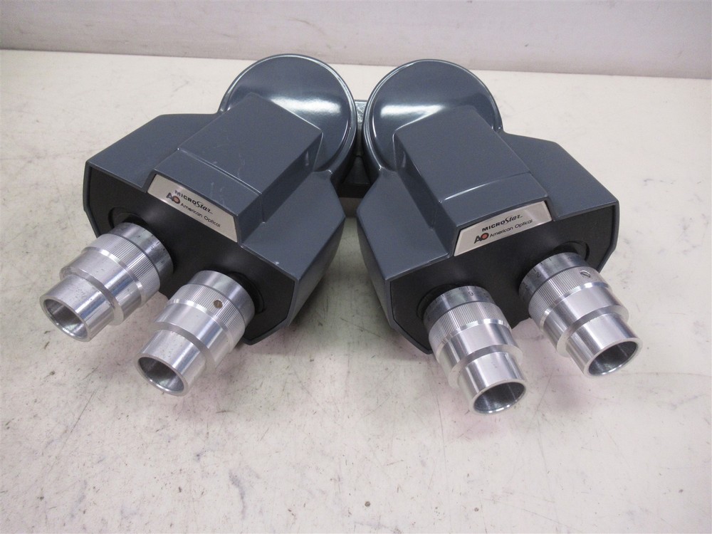 American Optical AO MicroStar Dual Binocular Head Microscope Attachment 110/120