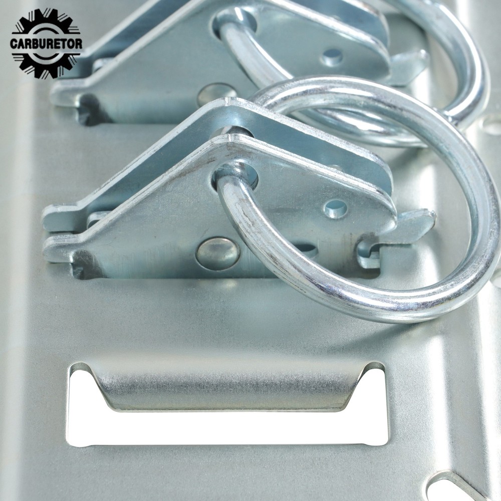Silver 12 Pack 60" E Track Rail Sections With Mounting Hardware For Trucks Vans
