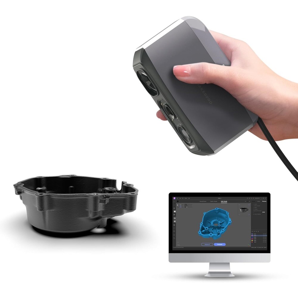 3DMakerpro Moose Lite 3D Scanner For 3D Printing 0.05mm Accuracy 10FPS Scan