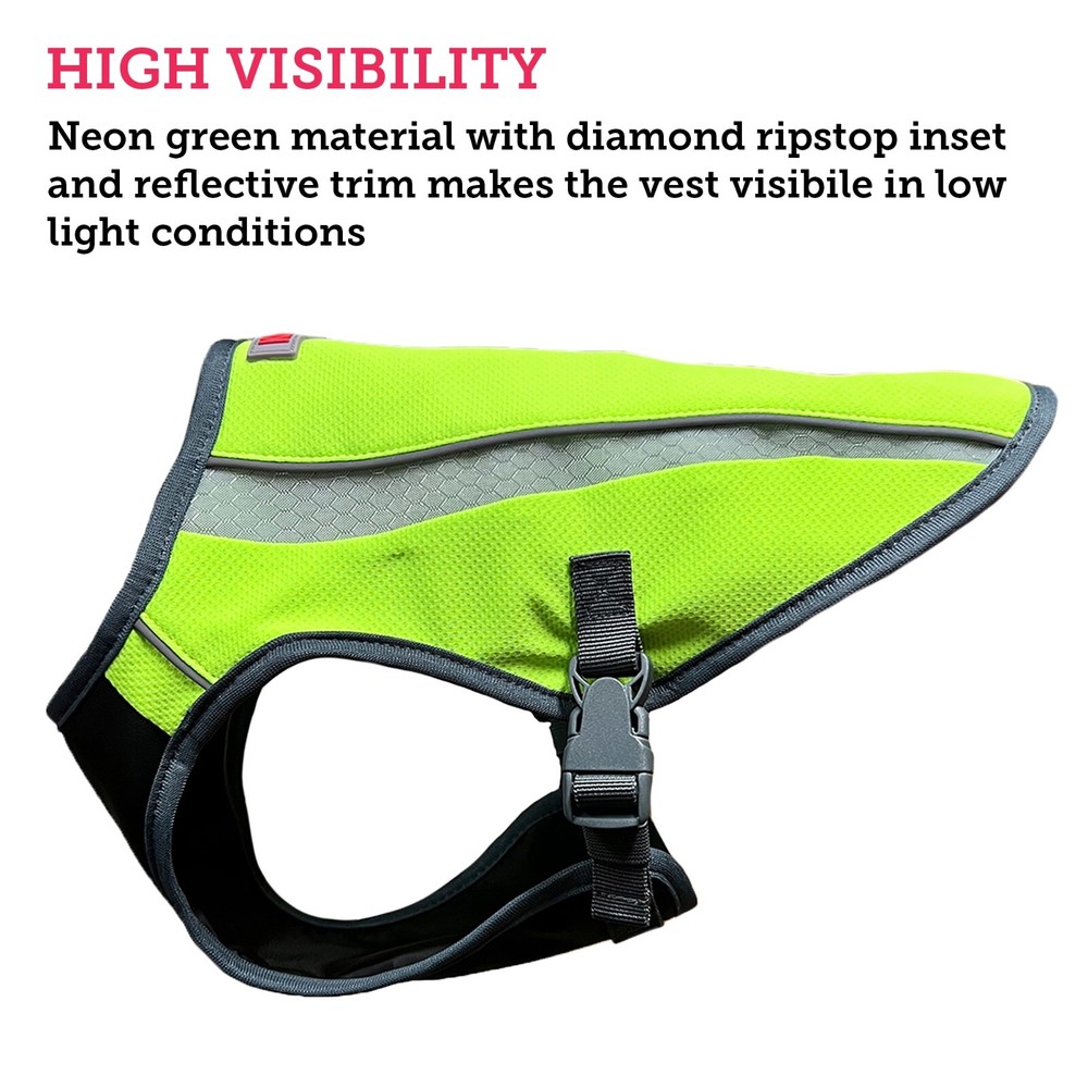 Kong Cooling Dog Vest Adjustable Reflective Breathable Harness Protective Jacket