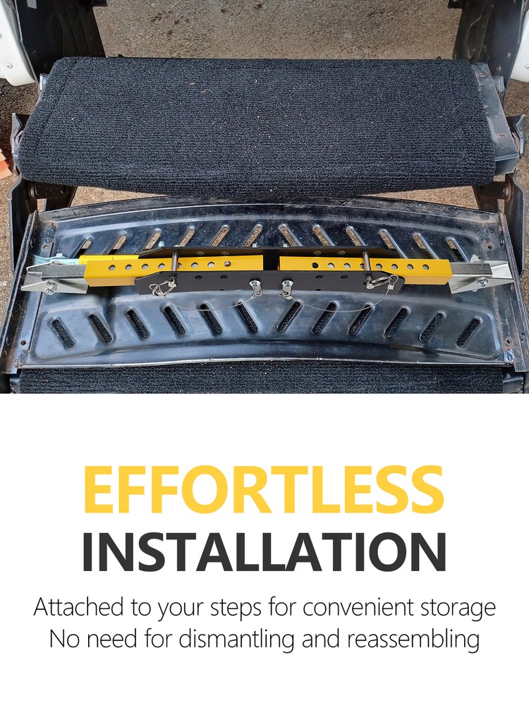 Solid Stance RV Step Stabilizer Kit for 5th Wheels, Travel Trailers & Motorhomes