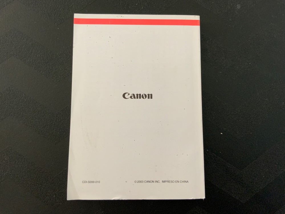 Canon PowerShot A80 Digital Camera SPANISH User Guide Instruction Manual