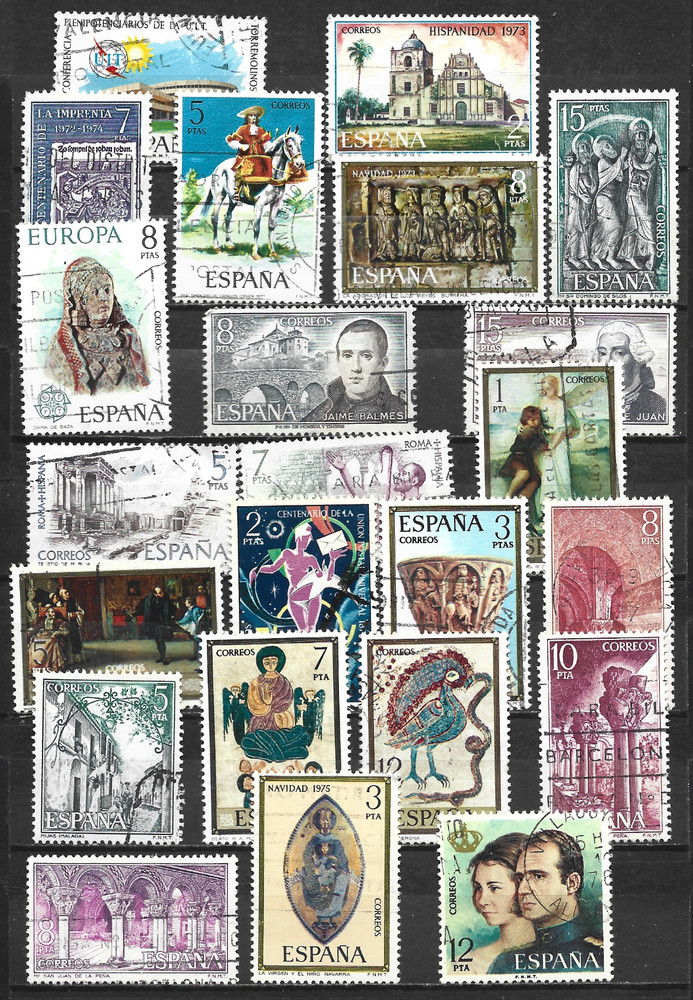 SPAIN - 1973 / 1975 MIXED SELECTION.