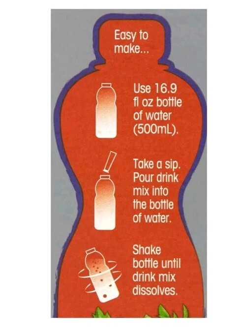 3 Pack! Great Value Sugar Free Electrolyte Mixed Berries Drink Mix