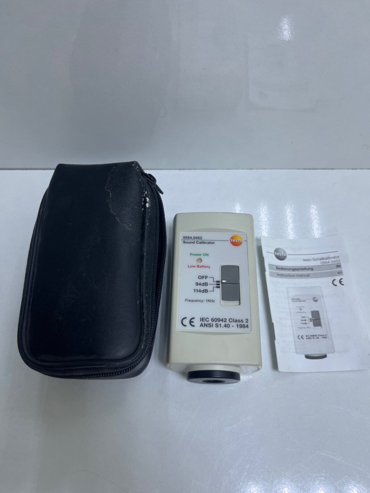 testo 0554.0452 sound calibrator