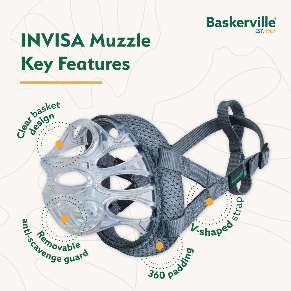 COMPANY OF ANIMALS Baskerville Invisa Muzzle Size 2 Clear