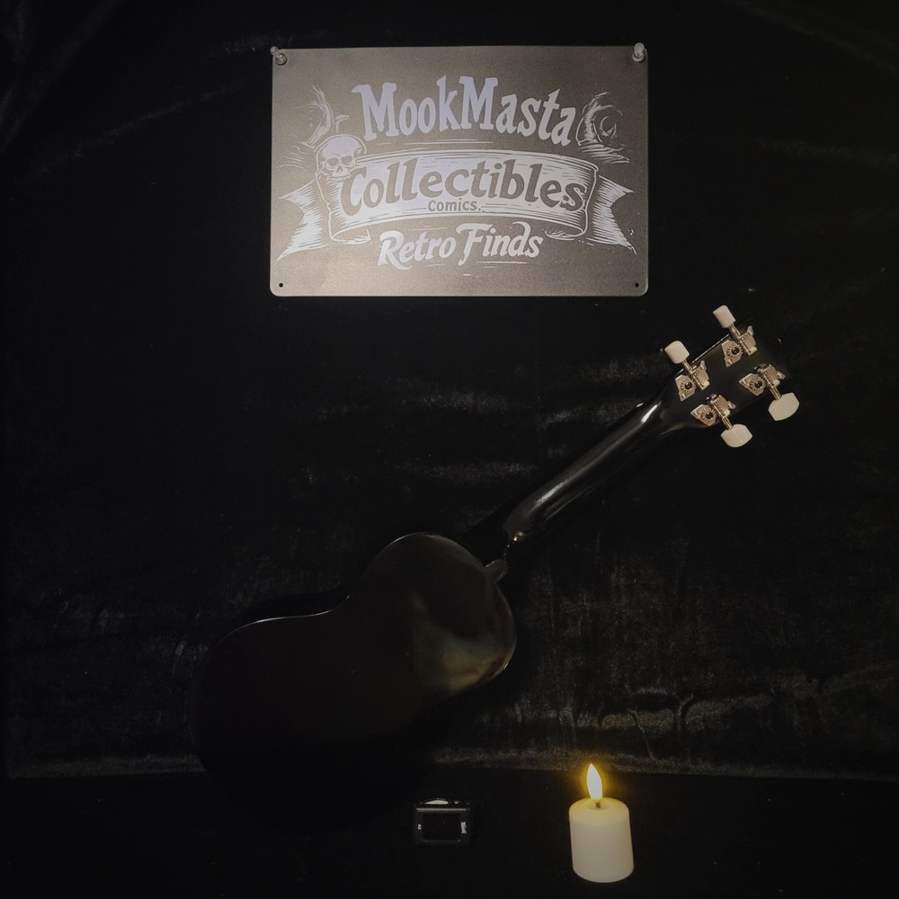 21” Soprano Ukulele Black Beginner Kit w/ Bag Tuner Strings