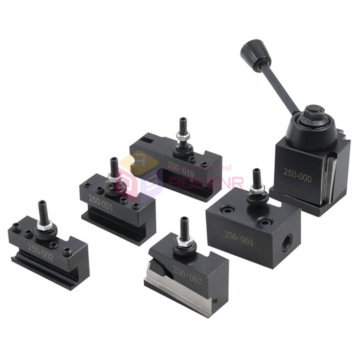 6pcs 250-000 Wedge GIB Type Quick Change Toolpost Tool Holder For Lathe Tools