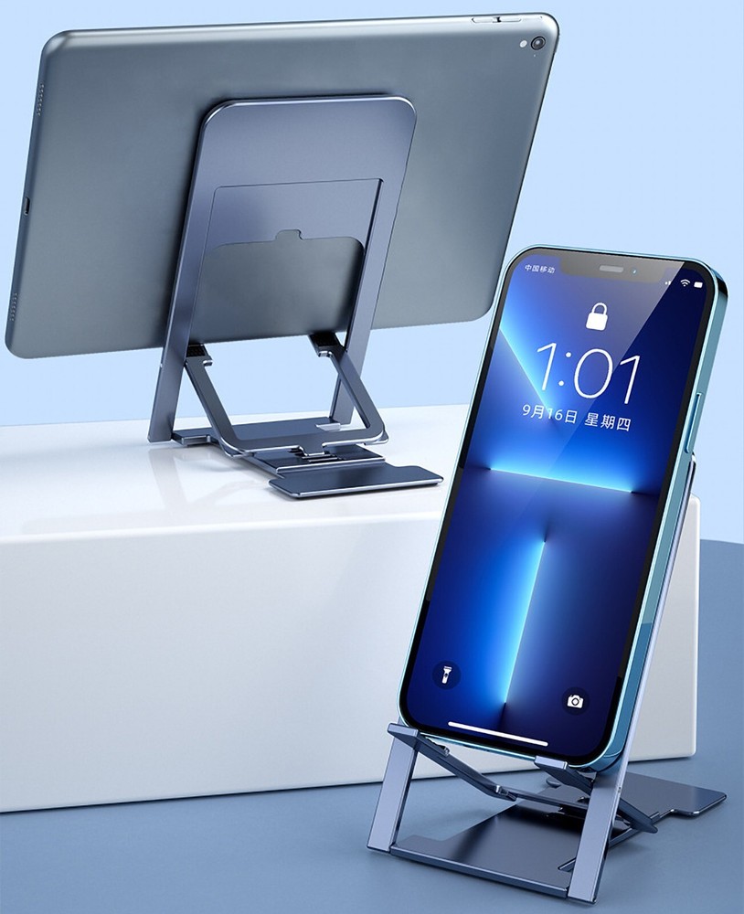 2Pack Phone Holder Foldable Adjustable Multi-Angle Cell Phone Stand for iPhone