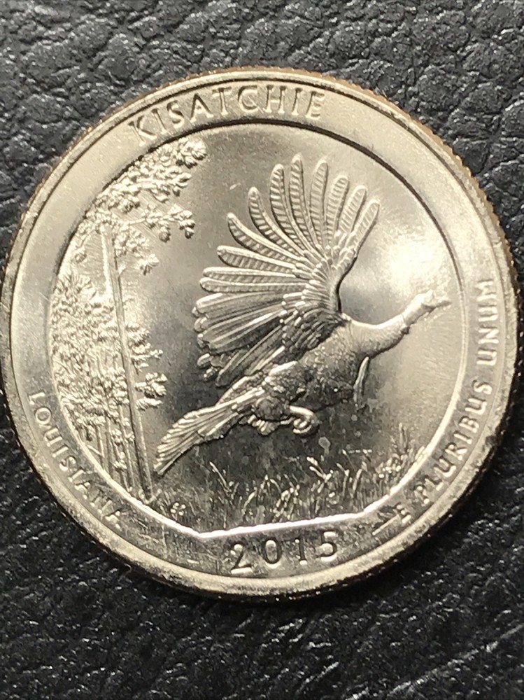 2015 P Kisatchie National Forest Double Die Obverse DDO Error UNC Quarter