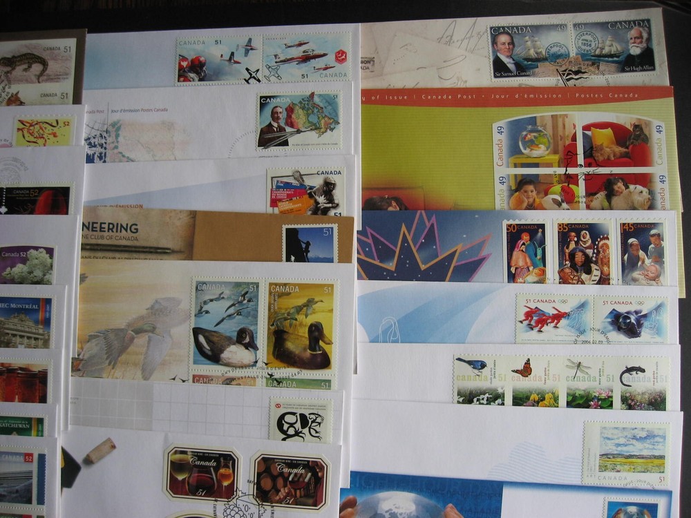 Canada FDC 47 different from 2004 to 2008 era first day covers, SS here too!