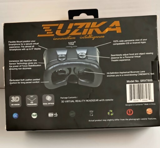 SUZIKA 3D Virtual Reality HeadGear/ Remote Control SRXT600 NEW